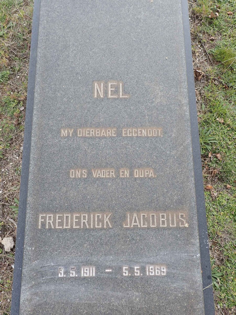 NEL Frederick Jacobus 1911-1969