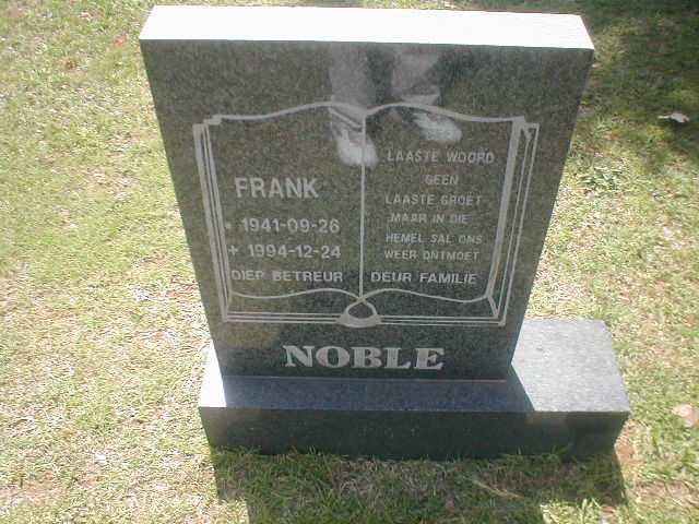 NOBLE Frank 1941-1994