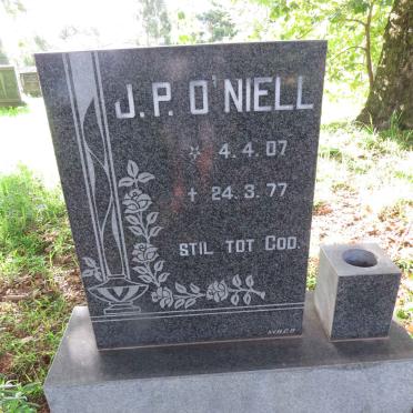 O'NIELL J.P. 1907-1977