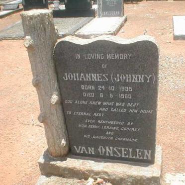 ONSELEN Johannes, van 1935-1960