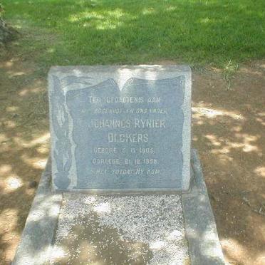 OLCKERS Johannes Rynier 1905-1958