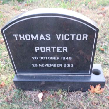 PORTER Thomas Victor 1945-2013