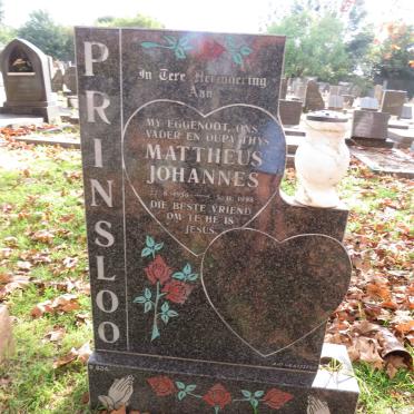 PRINSLOO Mattheus Johannes 1936-1998