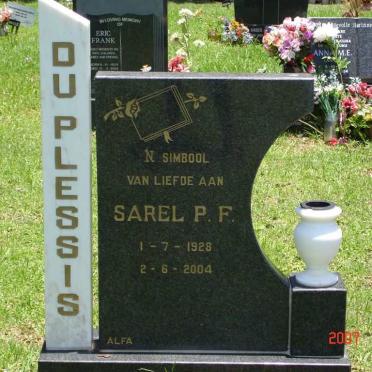 PLESSIS Sarel P.F., du 1928-2004