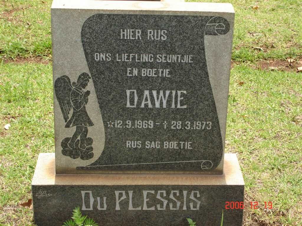 PLESSIS Dawie, du 1969-1973
