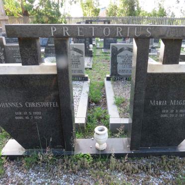 PRETORIUS Johannes Christoffel 1900-1974 &amp; Maria Magdalena 1904-1977
