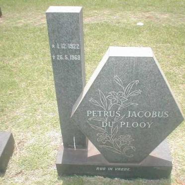 PLOOY Petrus Jacobus, du 1922-1969