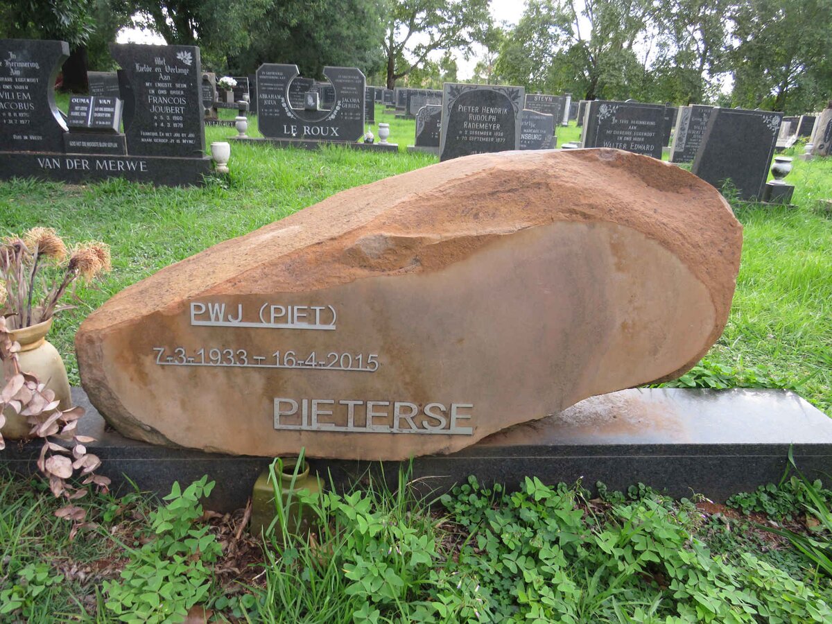 PIETERSE P.W.J. 1933-2015