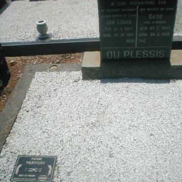 PLESSIS Jan Louis, du 1907-1966 &amp; Katie V. VUUREN 1903-1999 :: VERHOEF Pierre