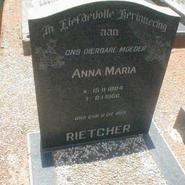 RIETCHER Anna Maria 1884-1966