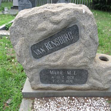 RENSBURG Marie M.E., van 1928-1976