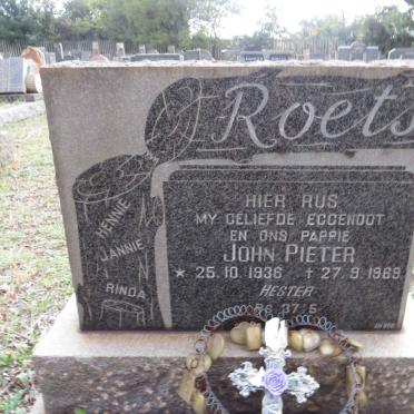 ROETS John Pieter 1936-1969