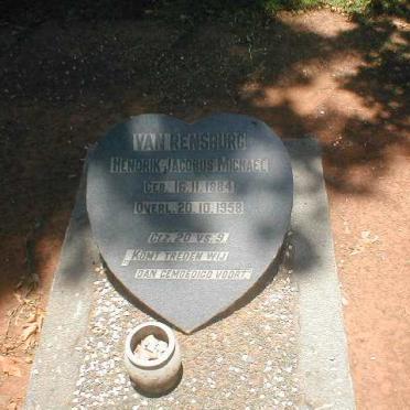 RENSBURG Hendrik Jacobus M., van 1884-1958