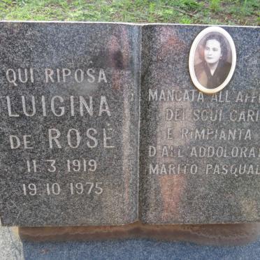 ROSÉ Luigina, de 1919-1975