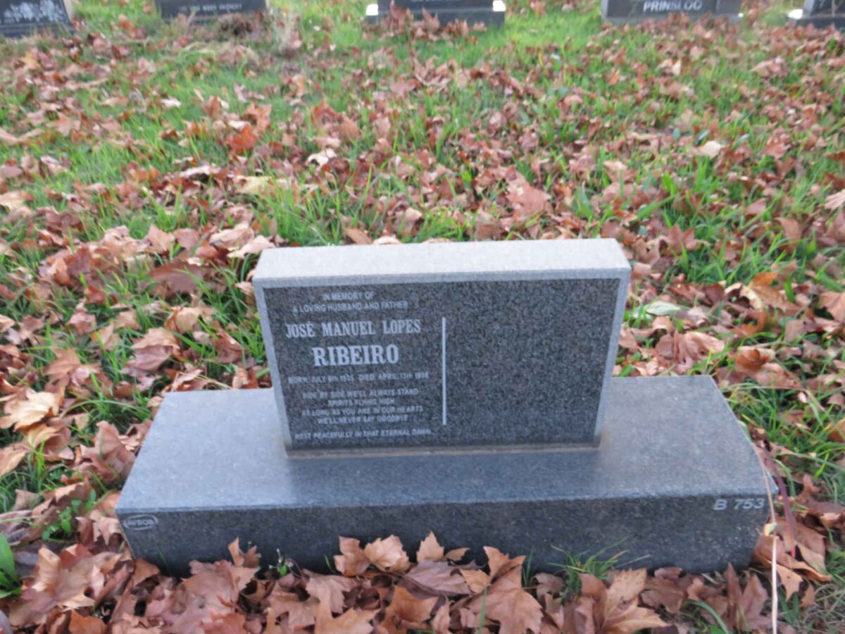 RIBEIRO Jose Manuel Lopes 1935-19?