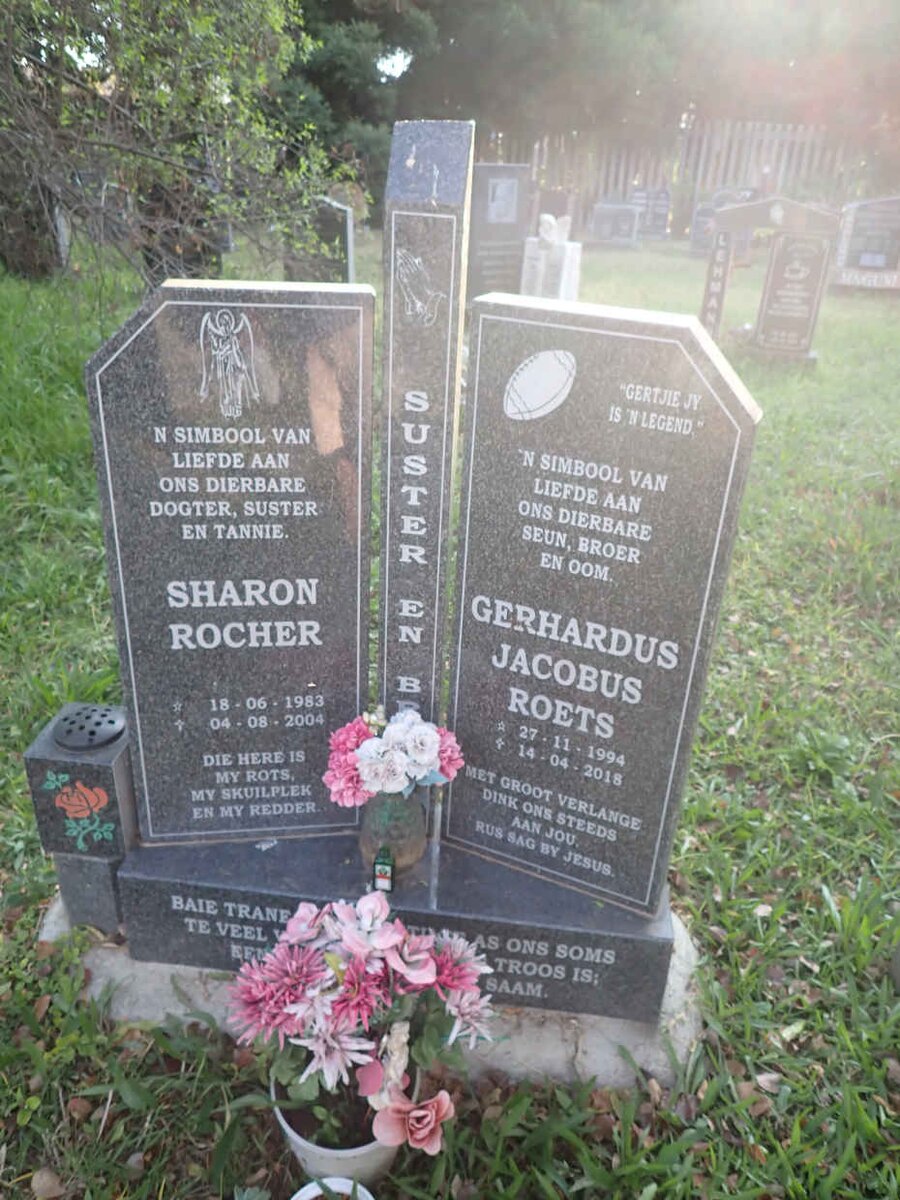 ROCHER Sharon 1983-2004 :: ROETS Gerhardus Jacobus 1994-2018