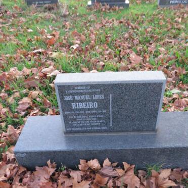 RIBEIRO Jose Manuel Lopes 1935-19?