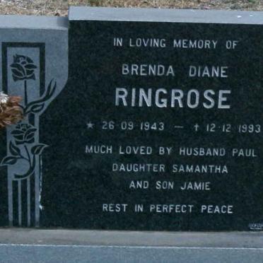 RINGROSE Brenda Diane 1943-1993