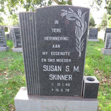 SKINNER Susan S.M. 1942-1978