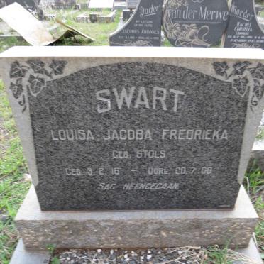 SWART Louisa Jacoba Fredrieka nee STOLS 1916-1968