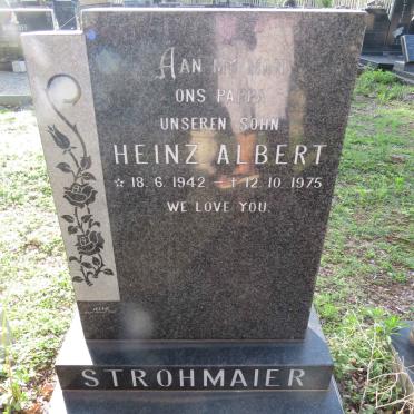 STROHMAIER Heinz Albert 1942-1975