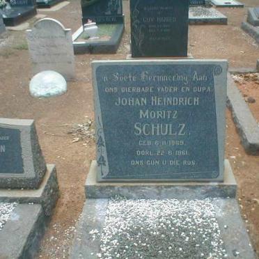 SCHULTZ Johan Heindrich Moritz 1869-1961