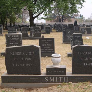 SMITH Hendrik J.O.P. 1918-1974 &amp; Elizabeth S.F. 1920-2008