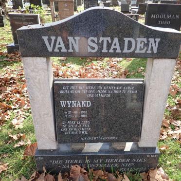 STADEN Wynand, van 1950-2000