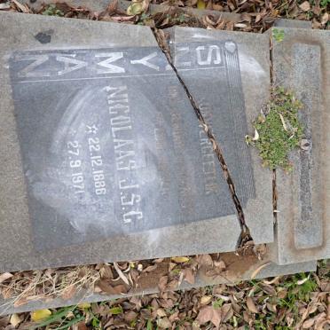 SNYMAN Nicolaas J.S.C. 1886-1971