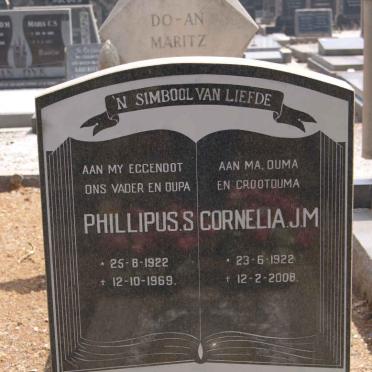 SMIT Phillipus S. 1922-1969 &amp; Cornelia J.M. 1922-2008