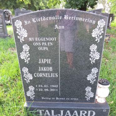 TALJAARD Japie Jakob Cornelius 1942-2011