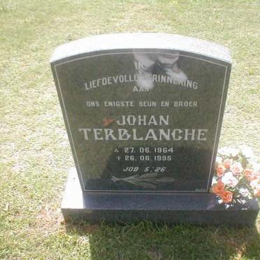 TERBLANCHE Johan 1964-1995