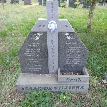 VILLIERS Isaac, de 1944-2004
