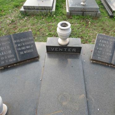 VENTER Jasper Maartin 1929-1976 :: VENTER Anna E. 1931-1998