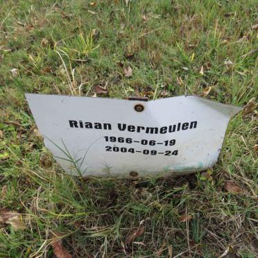 VERMEULEN Riaan 1966-2004