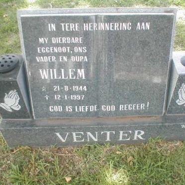 VENTER Willem 1944-1997