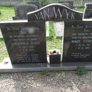 WYK Johannes Jurie, van 1910-1975 &amp; Mavis Doreen 1917-2002