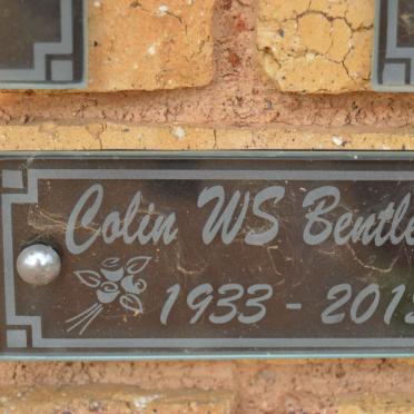 BENTLEY Colin W.S. 1933-2015