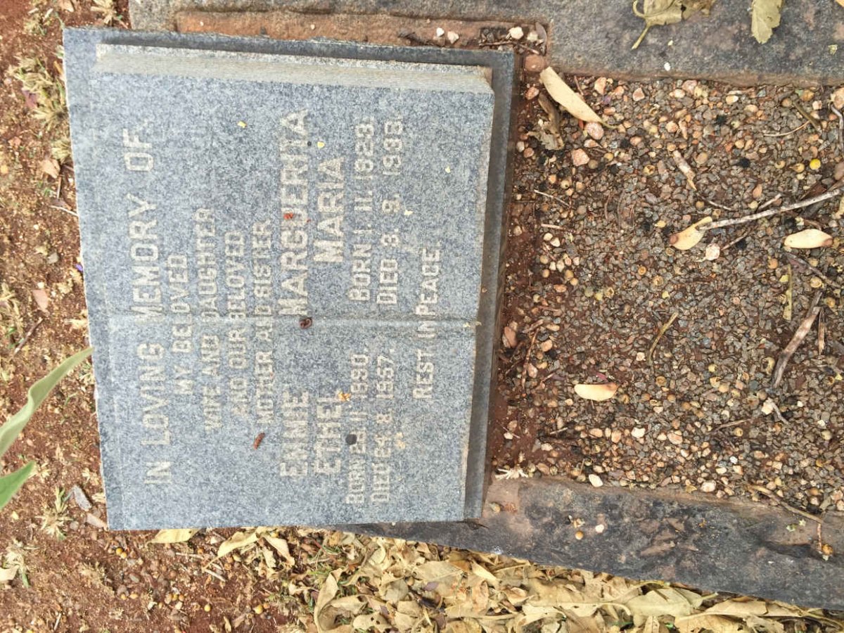 ? Emmie Ethel 1890-1957 :: ? Marguerita Maria 1923-1938