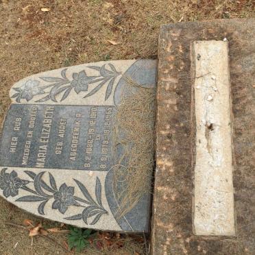 ? Maria Elizabeth nee AURET 1836-1910 :: ? 1879-1955