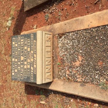 ANNELLS Matilda 1870-1945