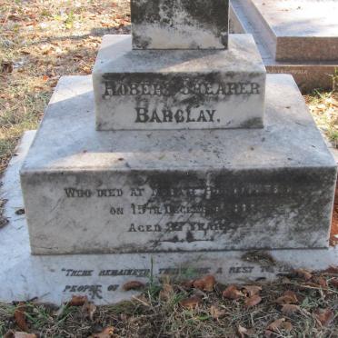 BARCLAY Robert Shearer -1896