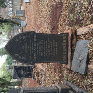 BERG Gesina, van den nee VREY 1905-1943