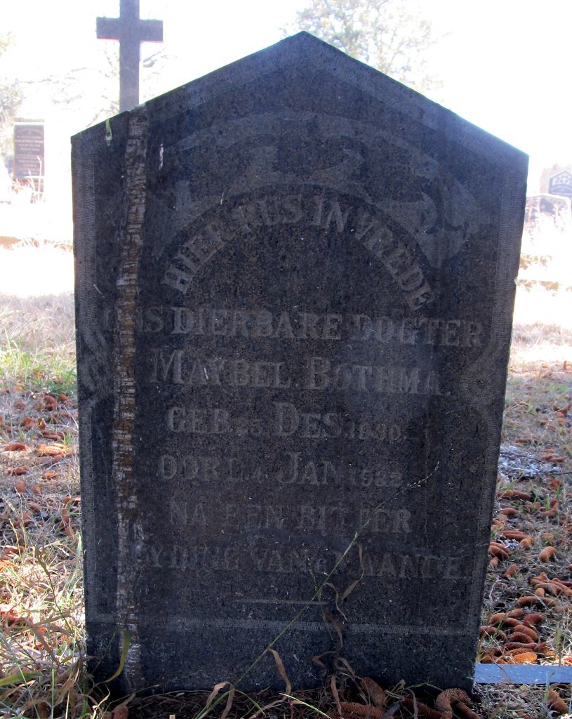 BOTHMA Maybel 1890-1983