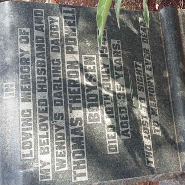 BOOYSEN Thomas Theron Powell -194?