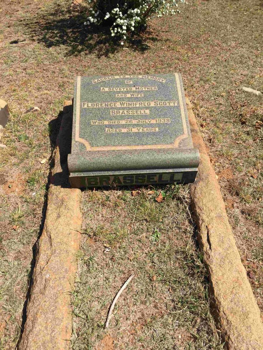 BRASSELL Florence Winifred Scott -1938