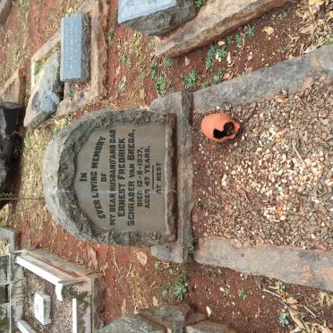 BREDA Ernest Fredrick Schrader, van -1937