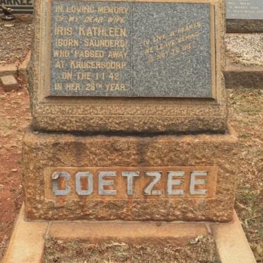 COETZEE Iris Kathleen nee SAUNDERS -1942
