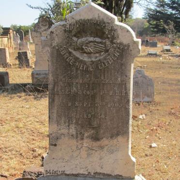 CLEMENTS George Henry -1905