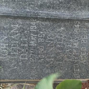 DALL John William -1942 &amp; Minnie Matilda -1949